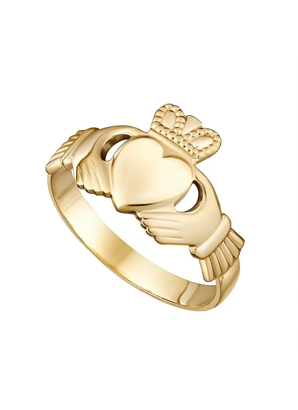 Men's 9ct Gold Claddagh Ring